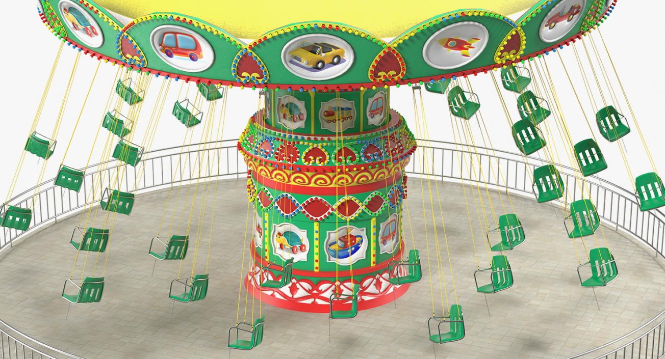 3D Amusement Park Rides Collection 3 model