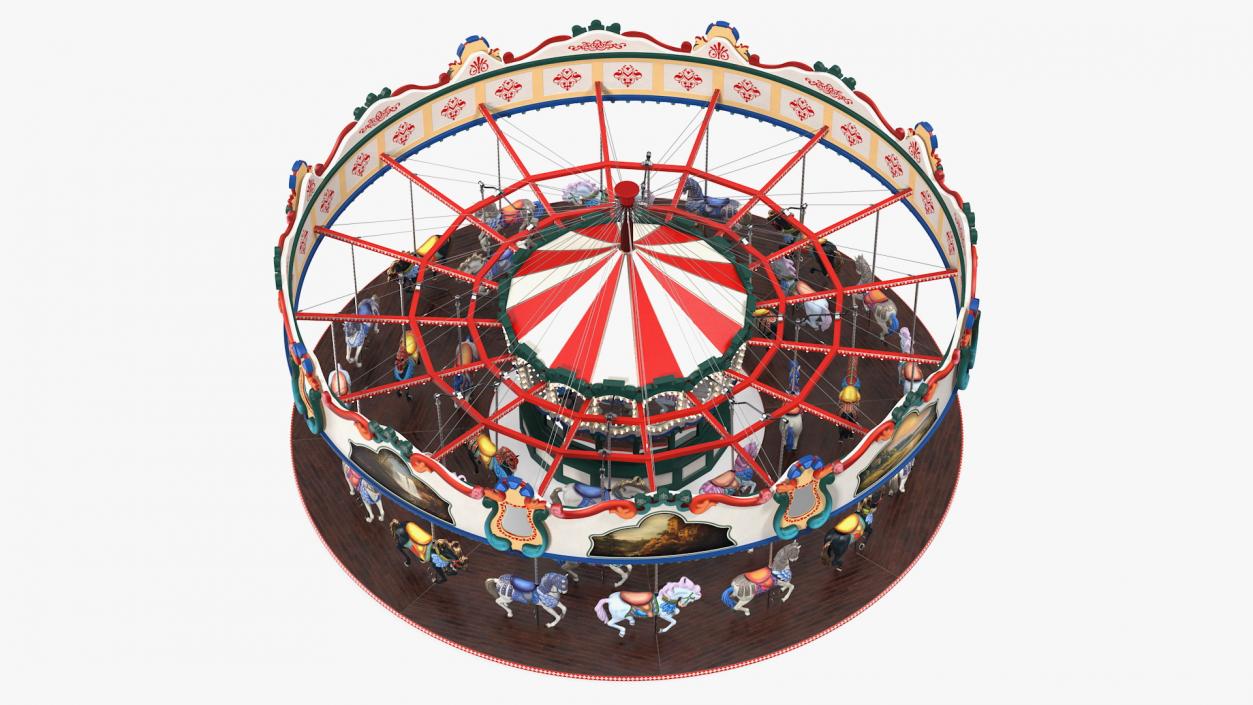 3D Amusement Park Rides Collection 3 model