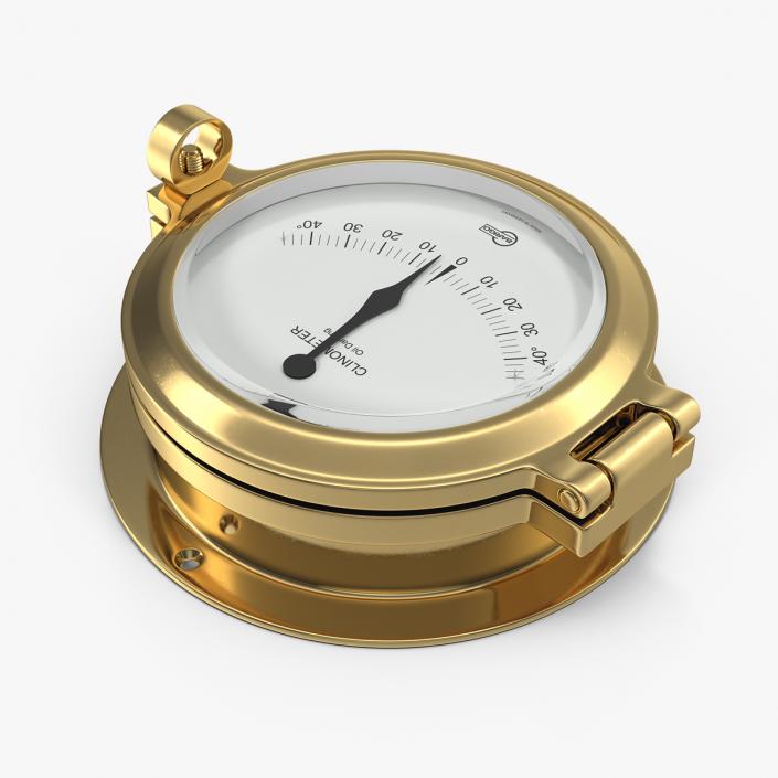 3D Brass Ship Clinometer