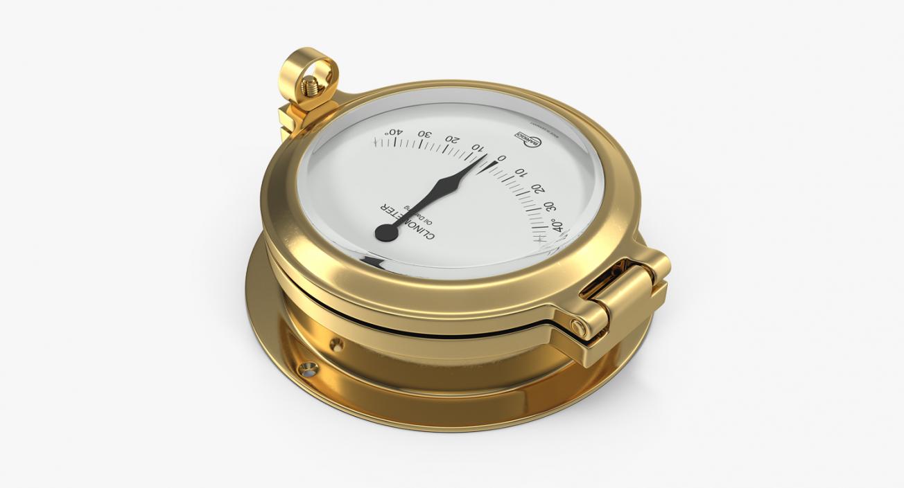 3D Brass Ship Clinometer