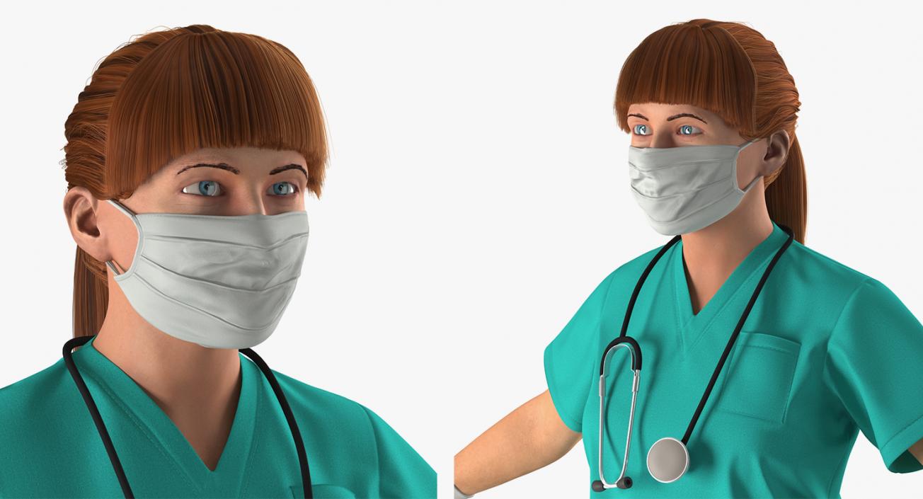 Rigged Doctors Collection 4 3D