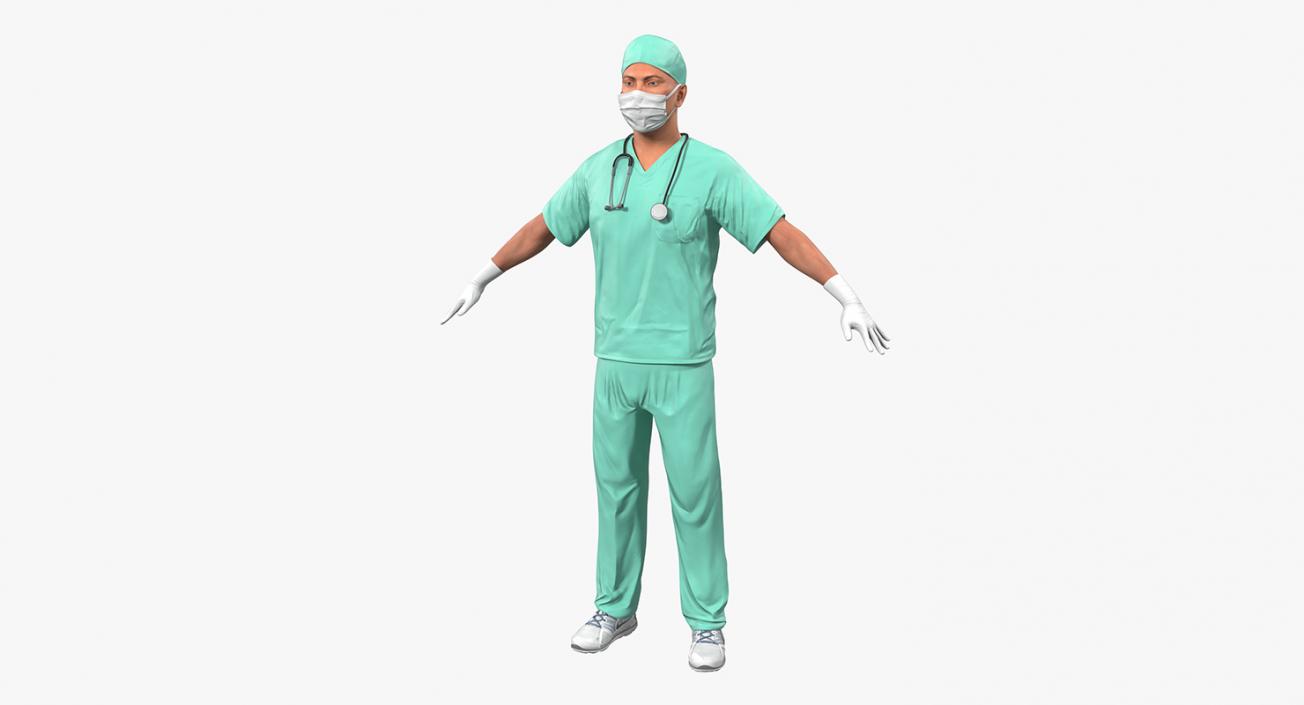 Rigged Doctors Collection 4 3D