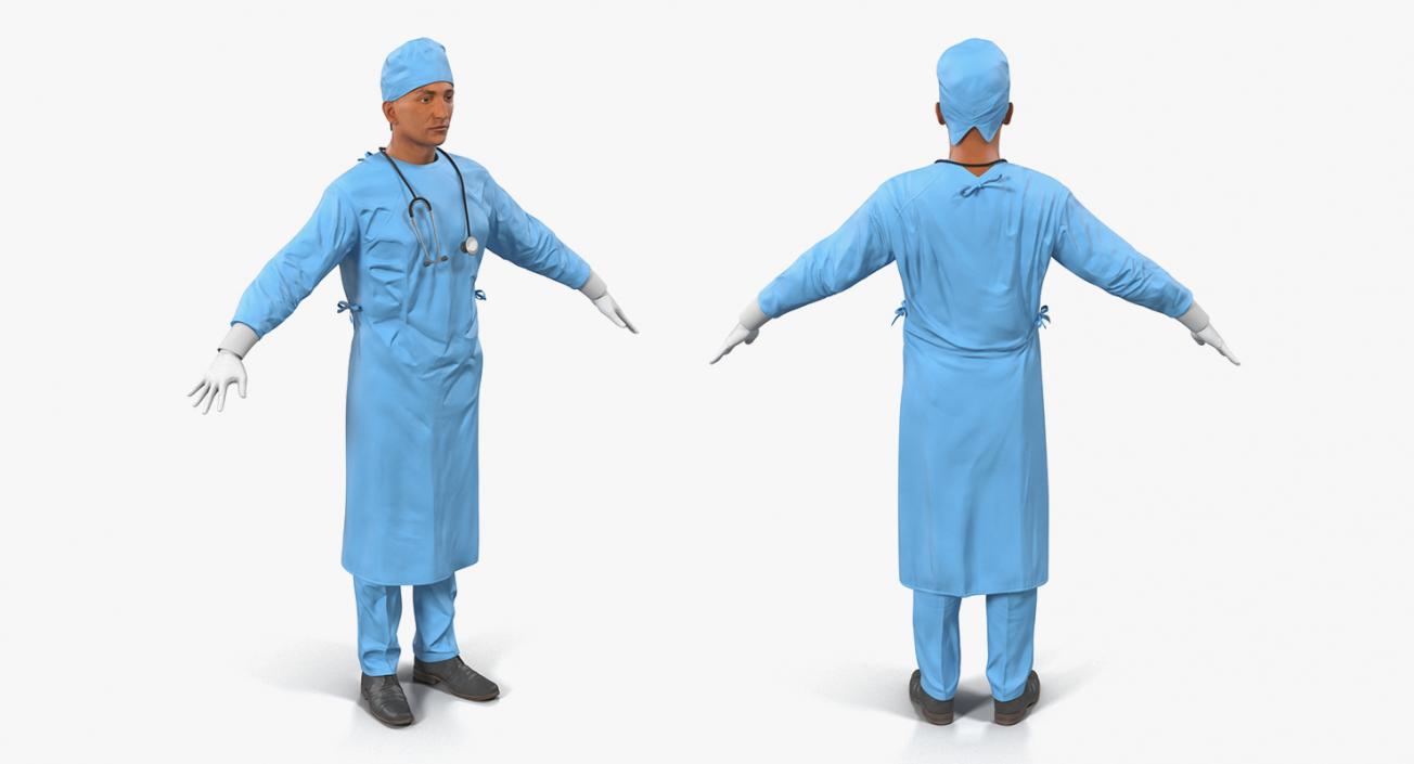 Rigged Doctors Collection 4 3D