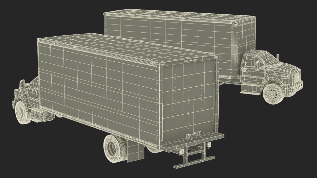 Ford F-650 Supertrack Cargo 3D