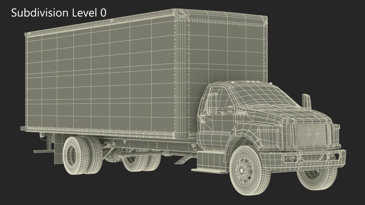 Ford F-650 Supertrack Cargo 3D