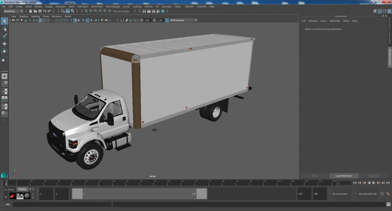 Ford F-650 Supertrack Cargo 3D