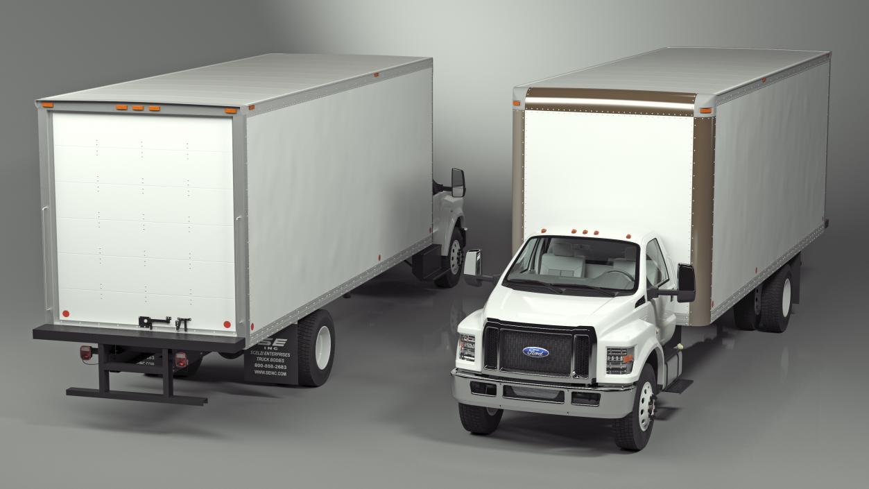 Ford F-650 Supertrack Cargo 3D