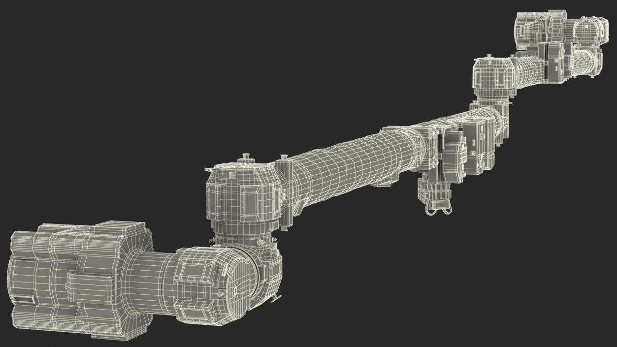 Canadarm2 ISS Remote Manipulator System 3D model