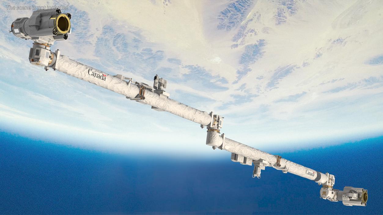 Canadarm2 ISS Remote Manipulator System 3D model