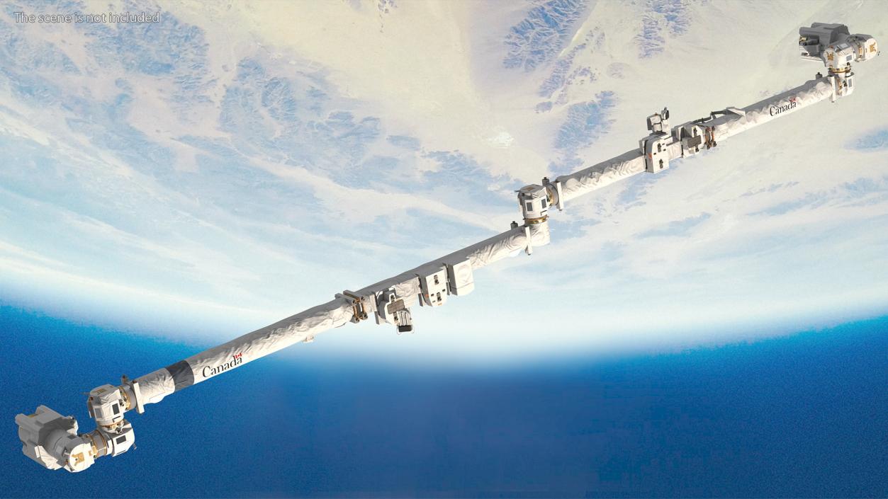 Canadarm2 ISS Remote Manipulator System 3D model