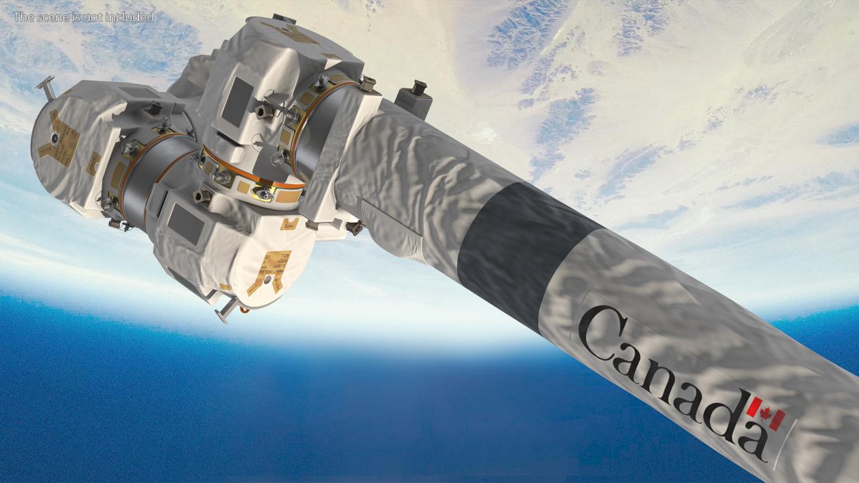 Canadarm2 ISS Remote Manipulator System 3D model