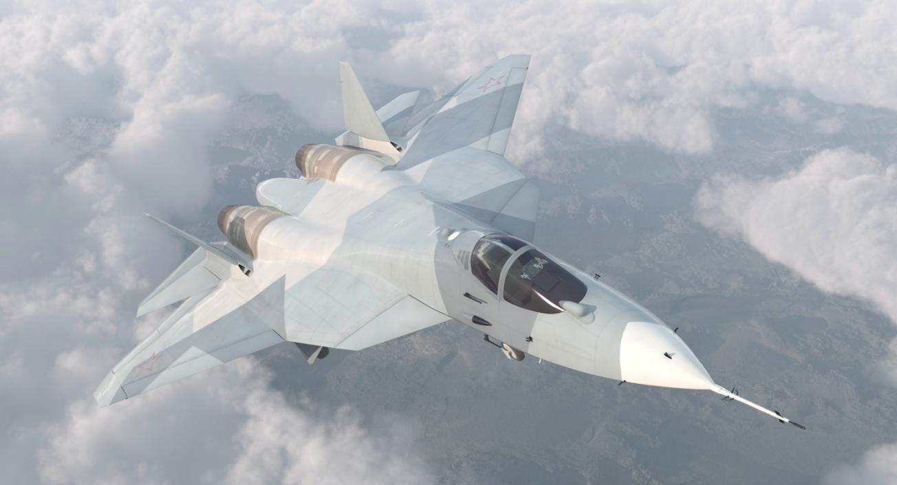 3D Sukhoi T-50 PAK FA model