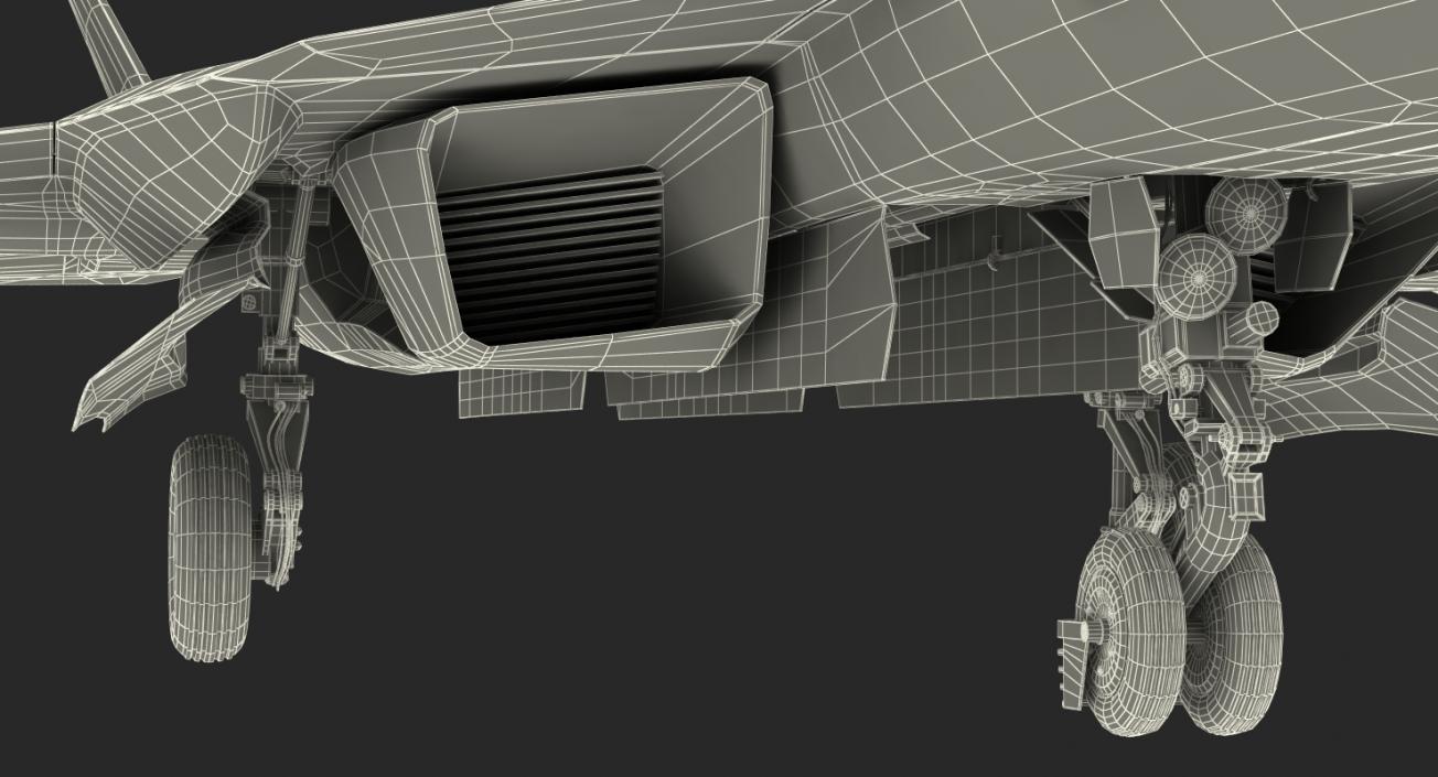 3D Sukhoi T-50 PAK FA model