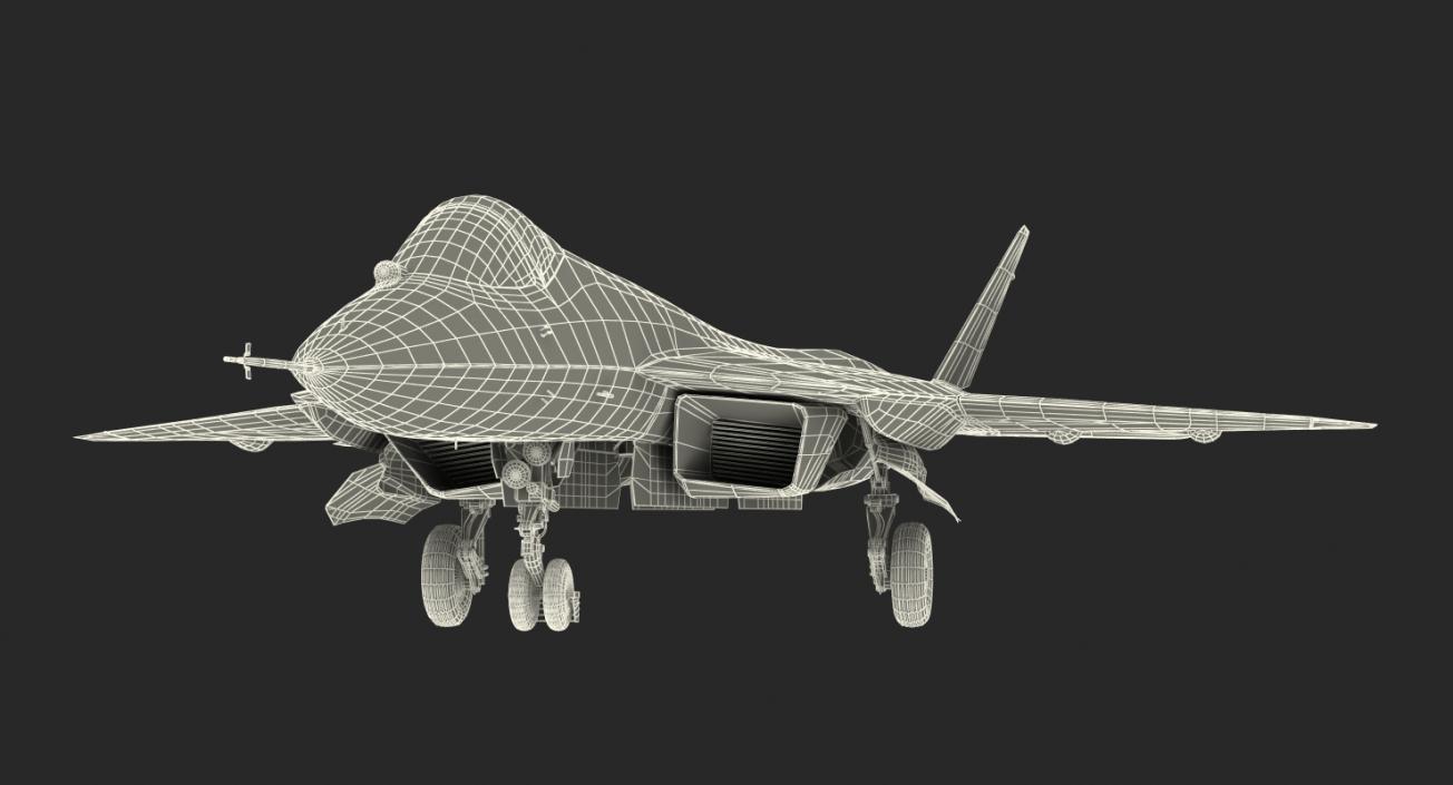 3D Sukhoi T-50 PAK FA model