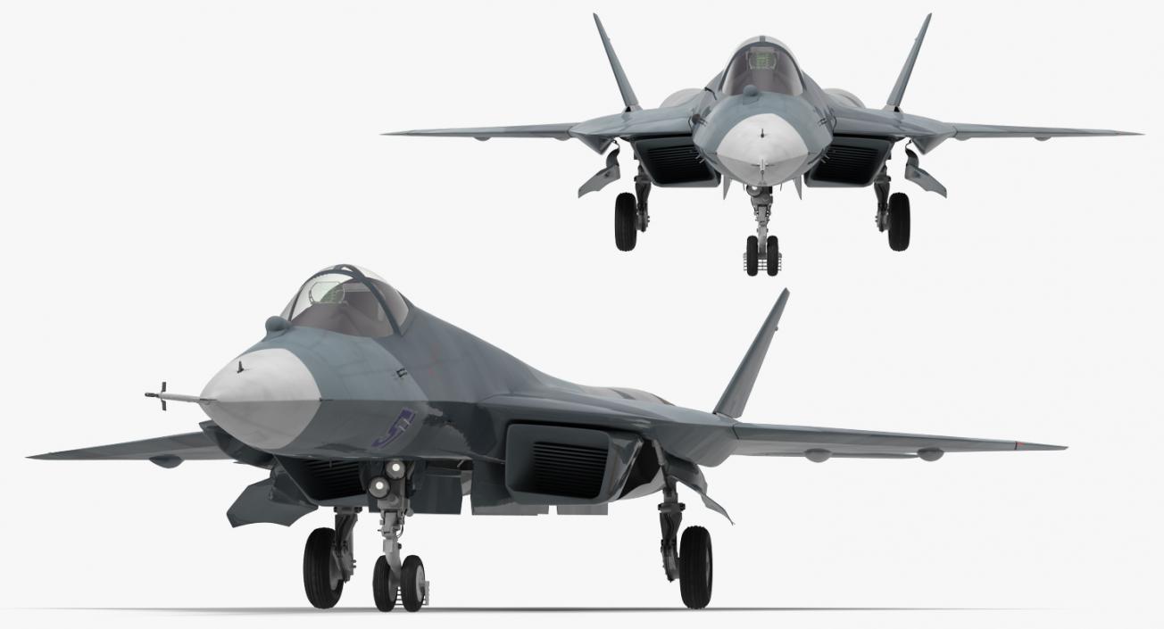 3D Sukhoi T-50 PAK FA model