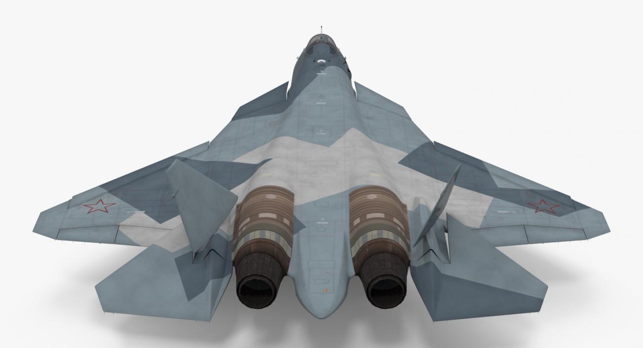 3D Sukhoi T-50 PAK FA model