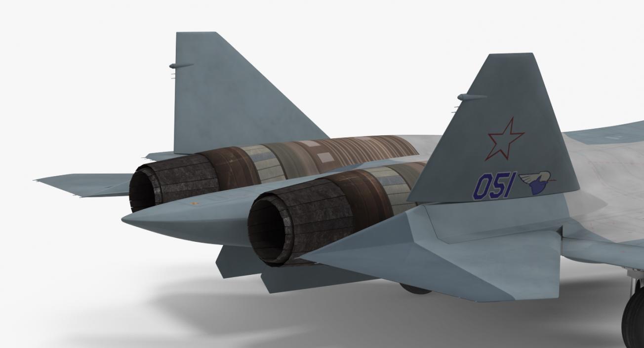 3D Sukhoi T-50 PAK FA model