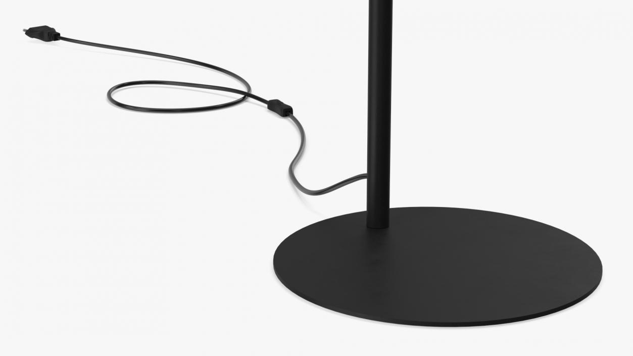 3D Geometric Floor Lamp Black