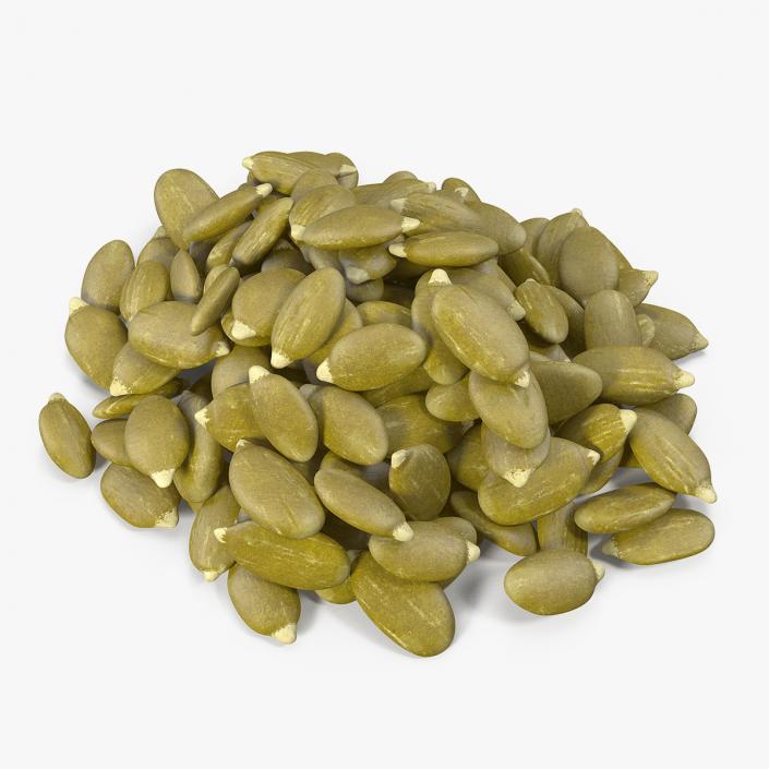 3D model Peeled Pumpkin Seeds