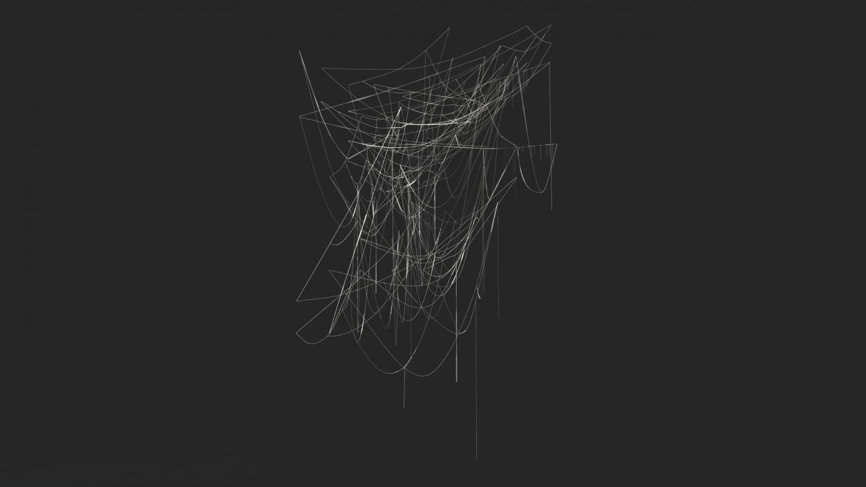 Spider Webs Collection 3 3D model