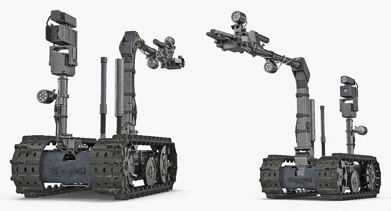 Sapper Robot Rigged 3D model