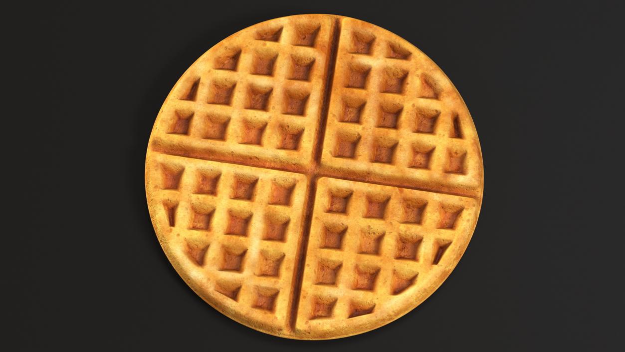 Round Waffle 3D