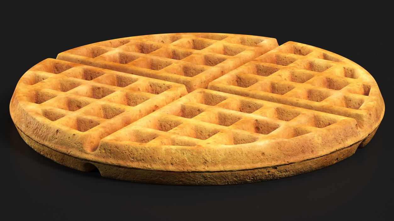 Round Waffle 3D