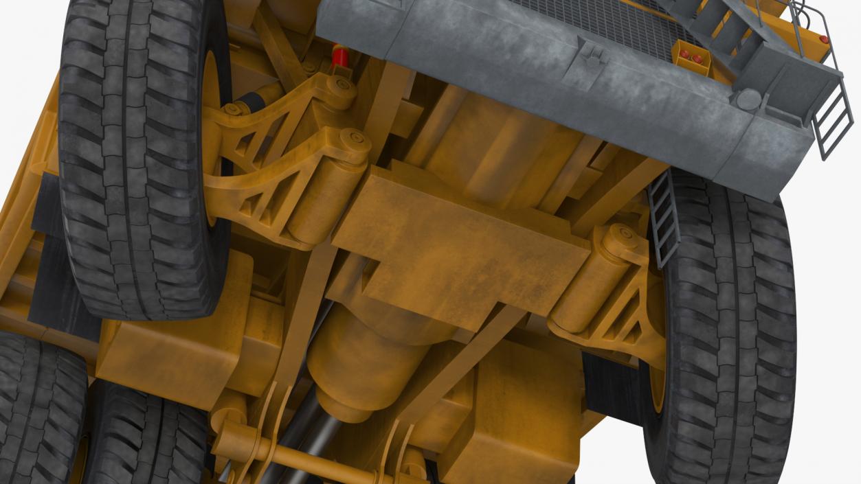 Mining Dump Truck Rigged 3D model