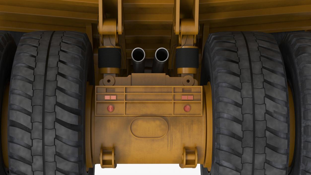 Mining Dump Truck Rigged 3D model