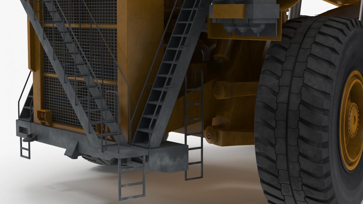 Mining Dump Truck Rigged 3D model