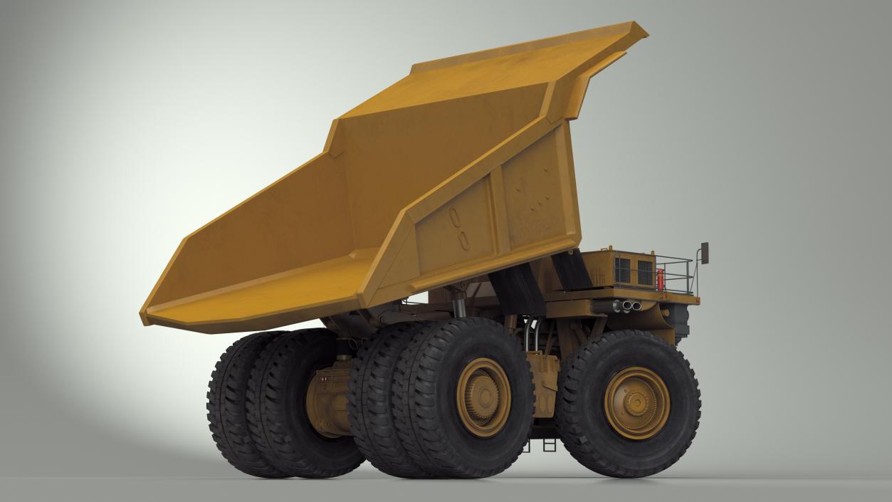 Mining Dump Truck Rigged 3D model