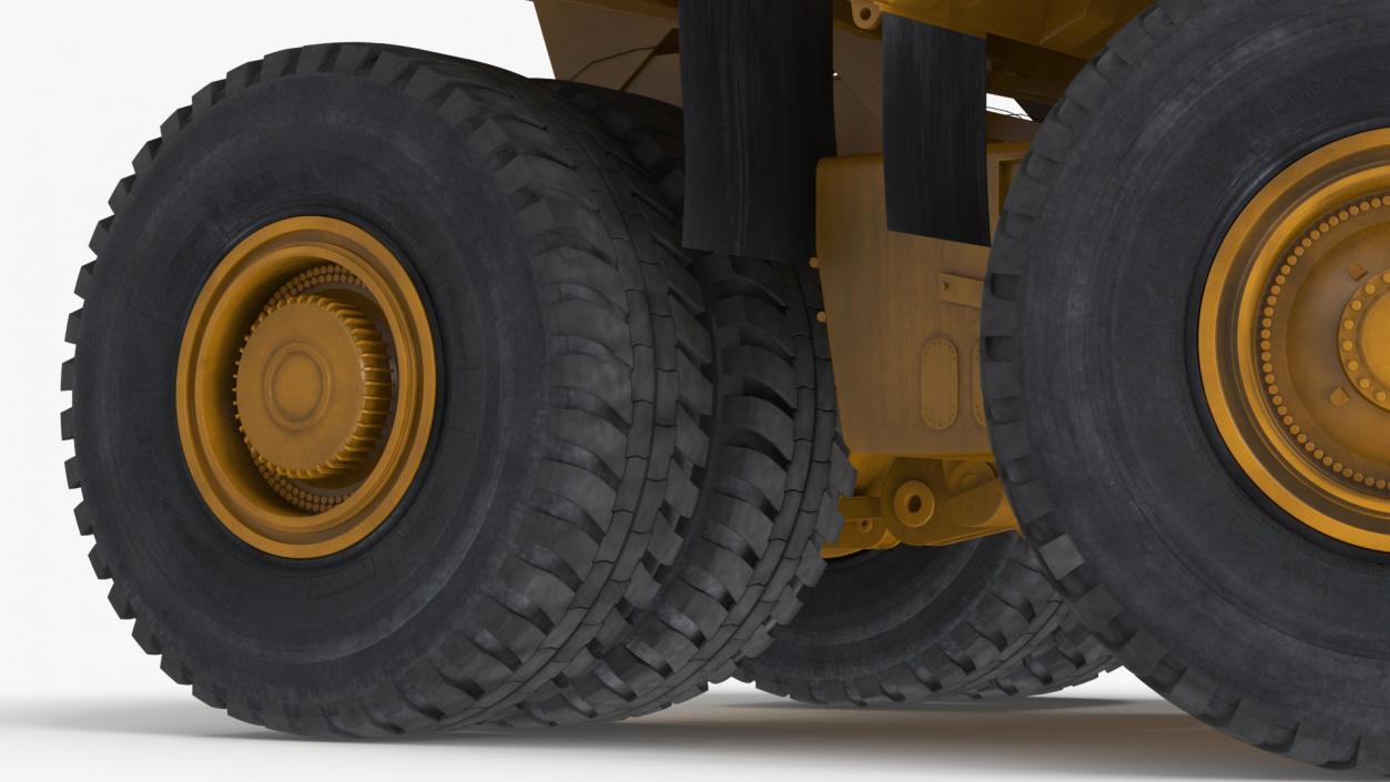 Mining Dump Truck Rigged 3D model