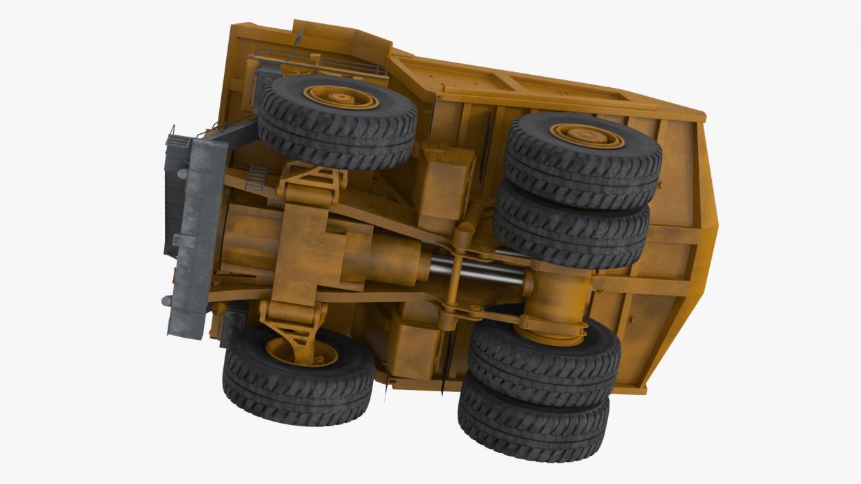 Mining Dump Truck Rigged 3D model