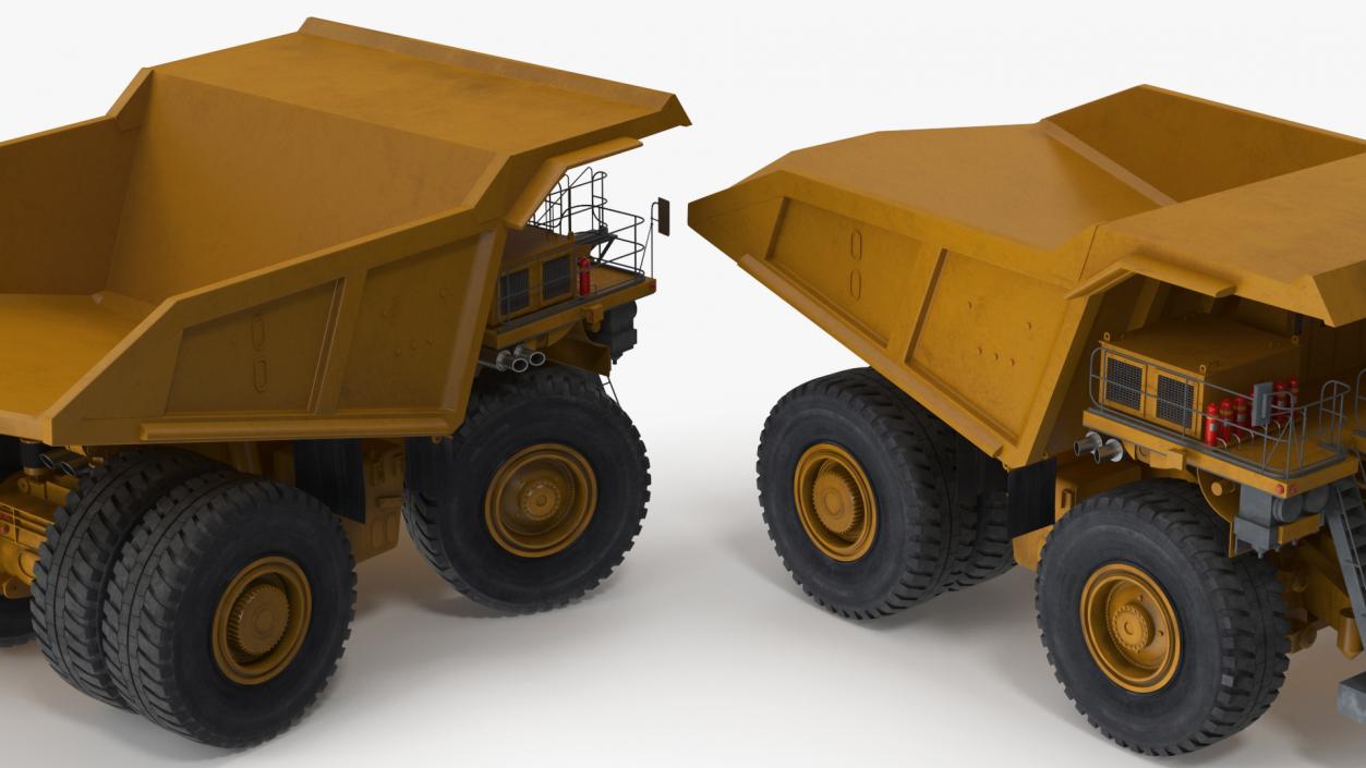 Mining Dump Truck Rigged 3D model