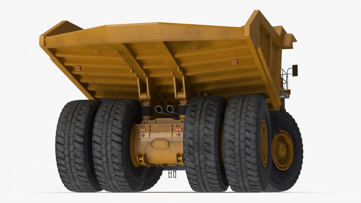 Mining Dump Truck Rigged 3D model