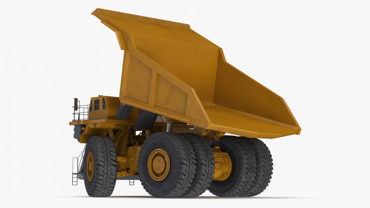 Mining Dump Truck Rigged 3D model