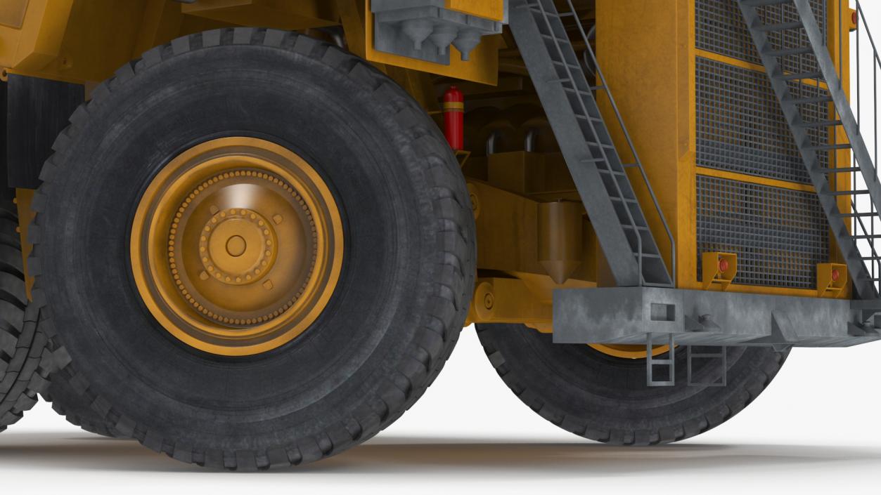 Mining Dump Truck Rigged 3D model