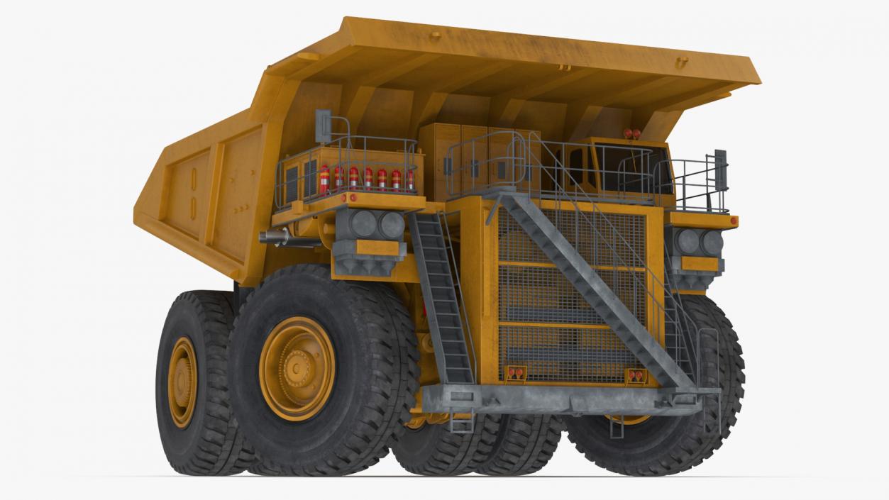 Mining Dump Truck Rigged 3D model