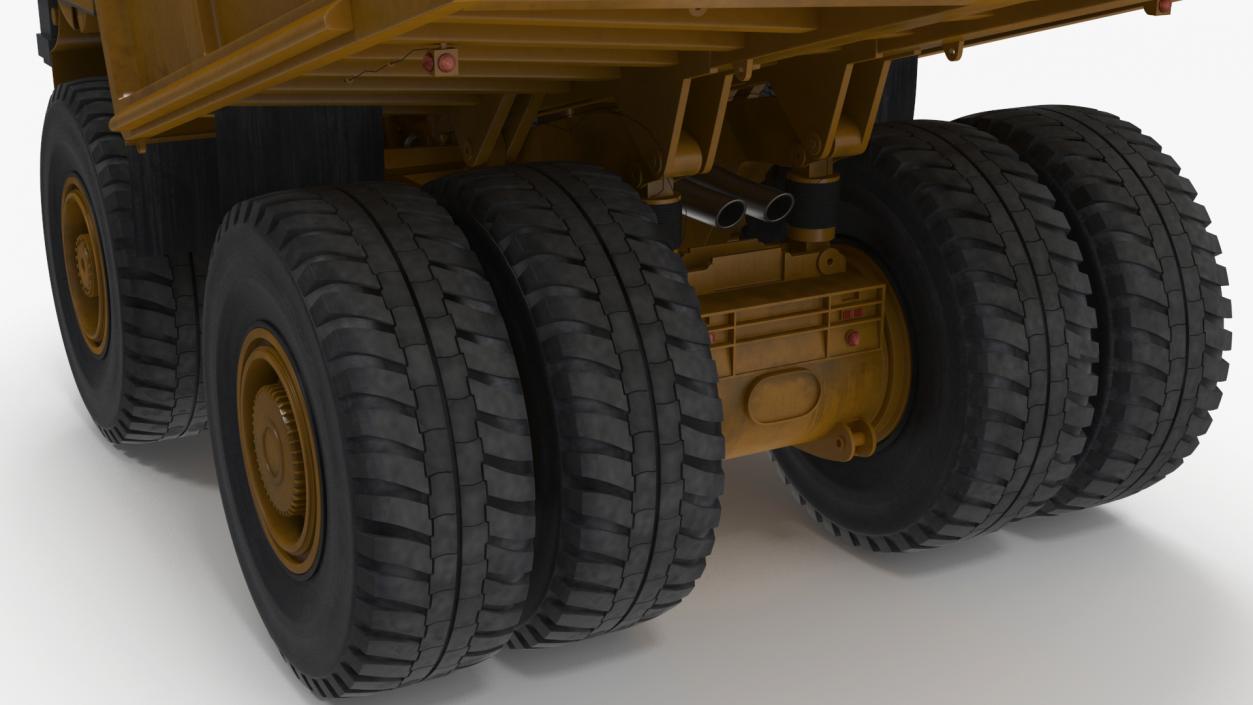 Mining Dump Truck Rigged 3D model