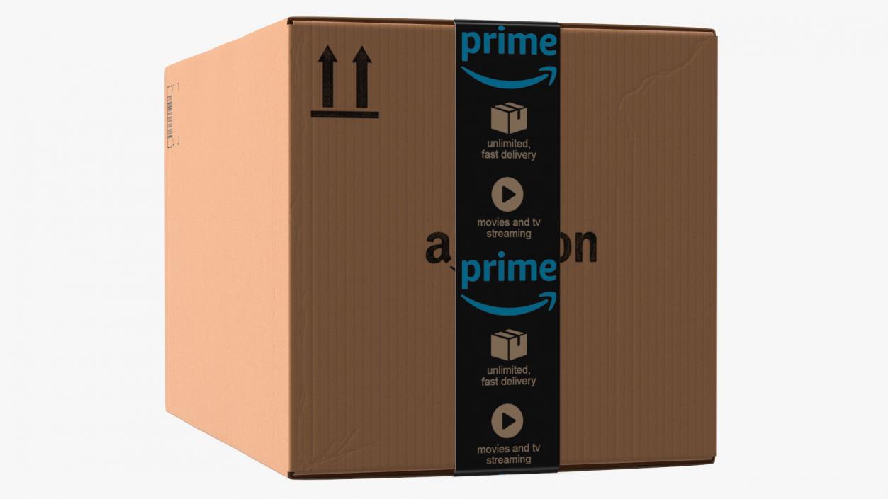 Amazon Parcels Box 41x26x26 3D