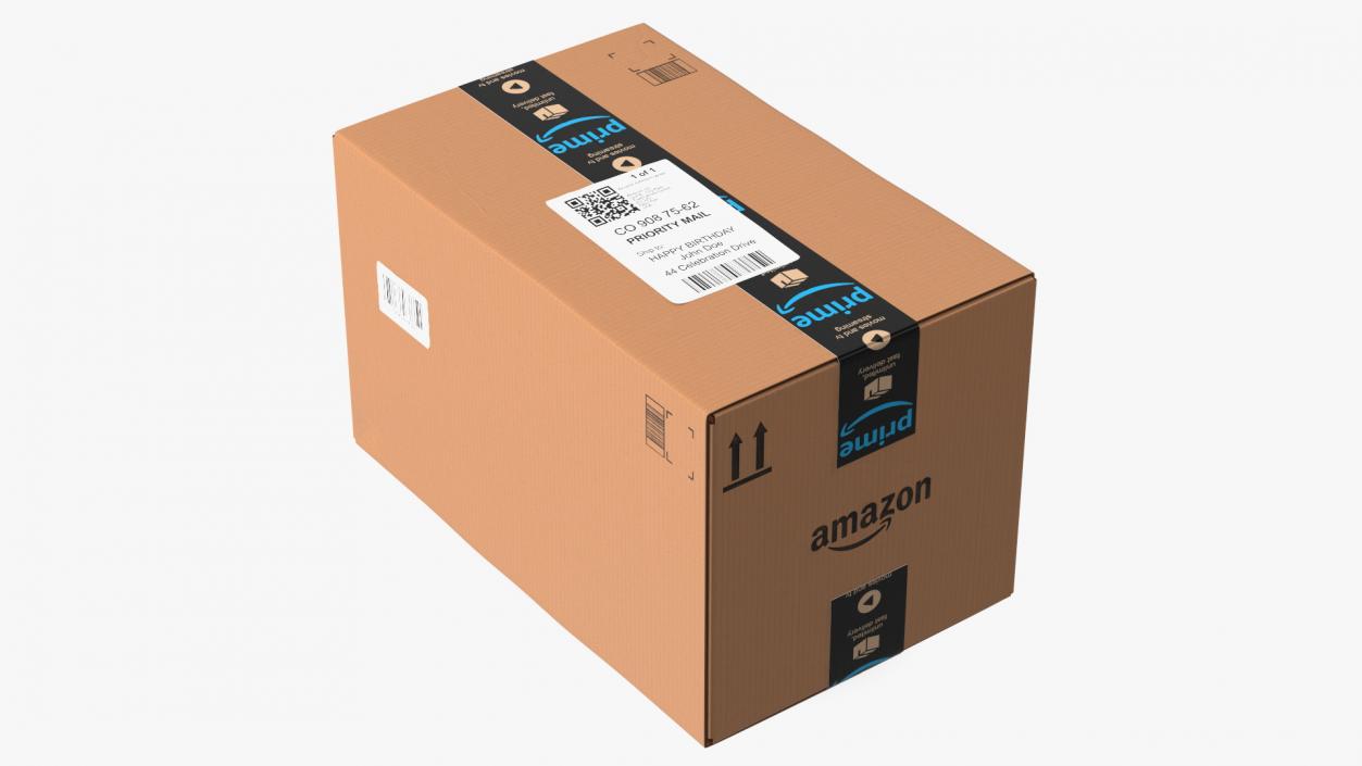 Amazon Parcels Box 41x26x26 3D