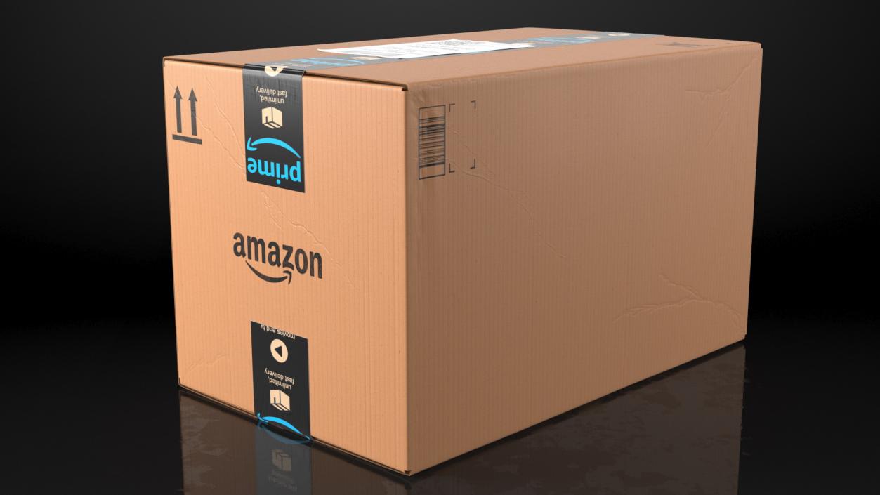 Amazon Parcels Box 41x26x26 3D