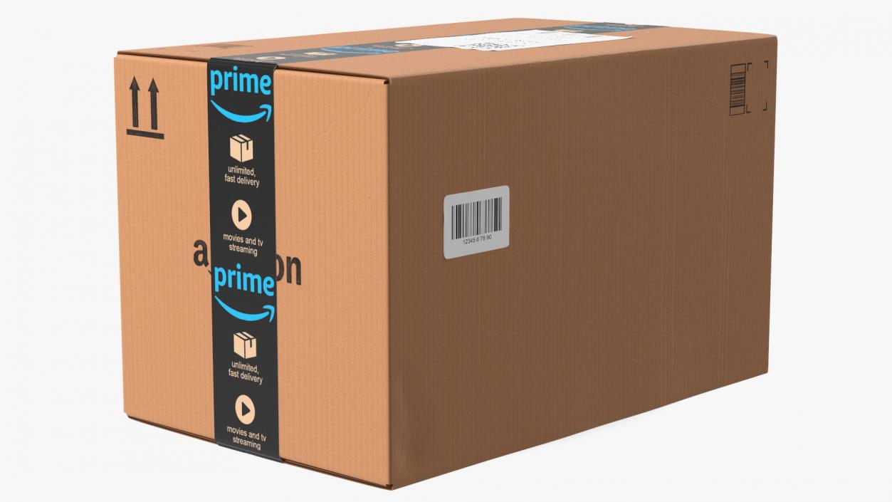 Amazon Parcels Box 41x26x26 3D