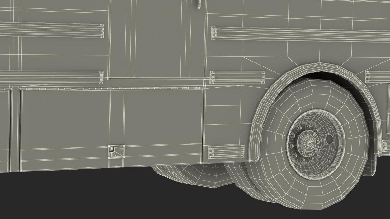 3D model Transit School Bus Rigged