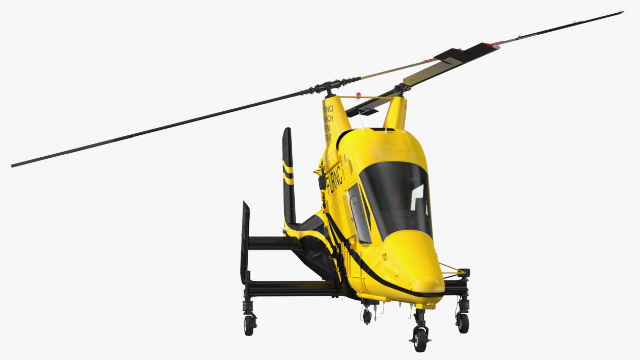 3D Kaman K Max Medium Lift Helicopter Rigged