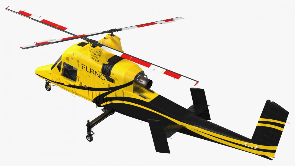 3D Kaman K Max Medium Lift Helicopter Rigged