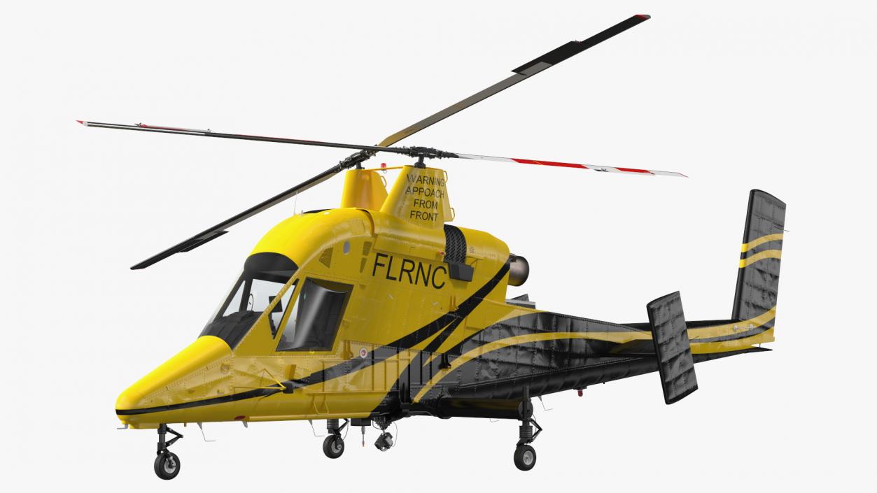 3D Kaman K Max Medium Lift Helicopter Rigged