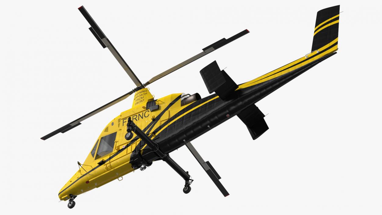 3D Kaman K Max Medium Lift Helicopter Rigged