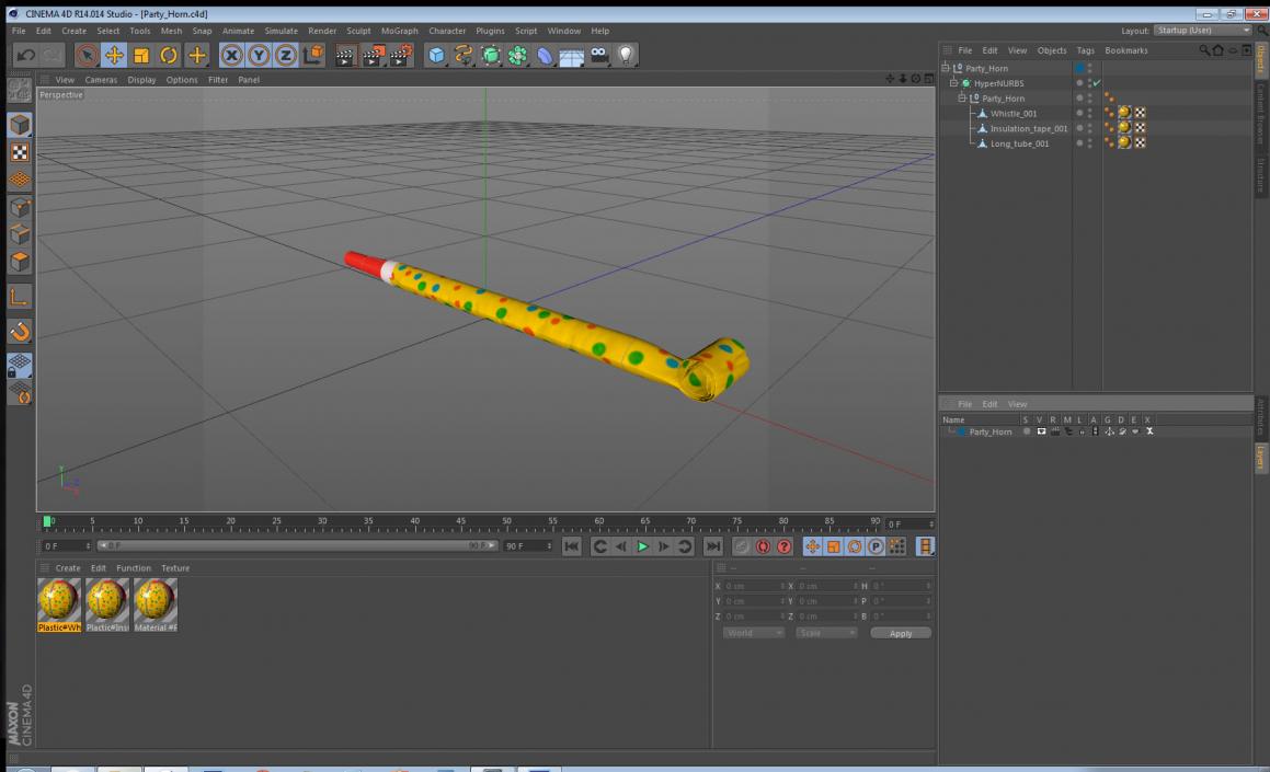 3D model Party Horn