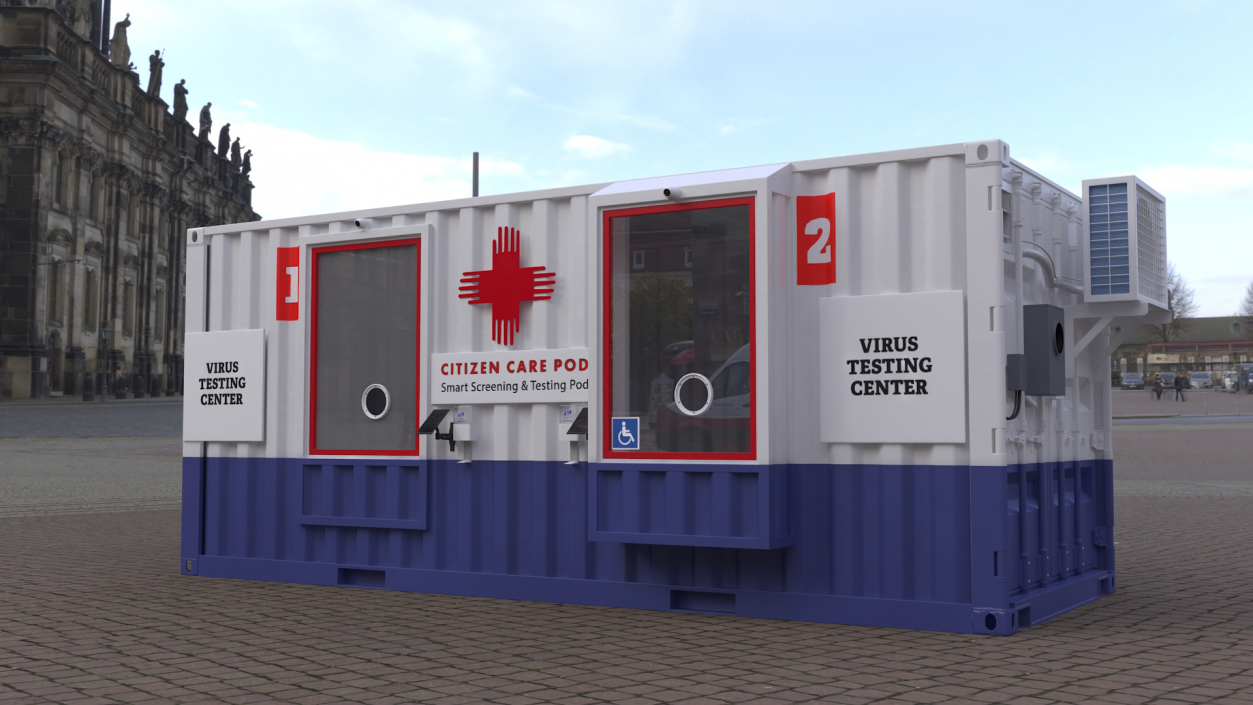 3D Modular Healthcare Facilities Container 2